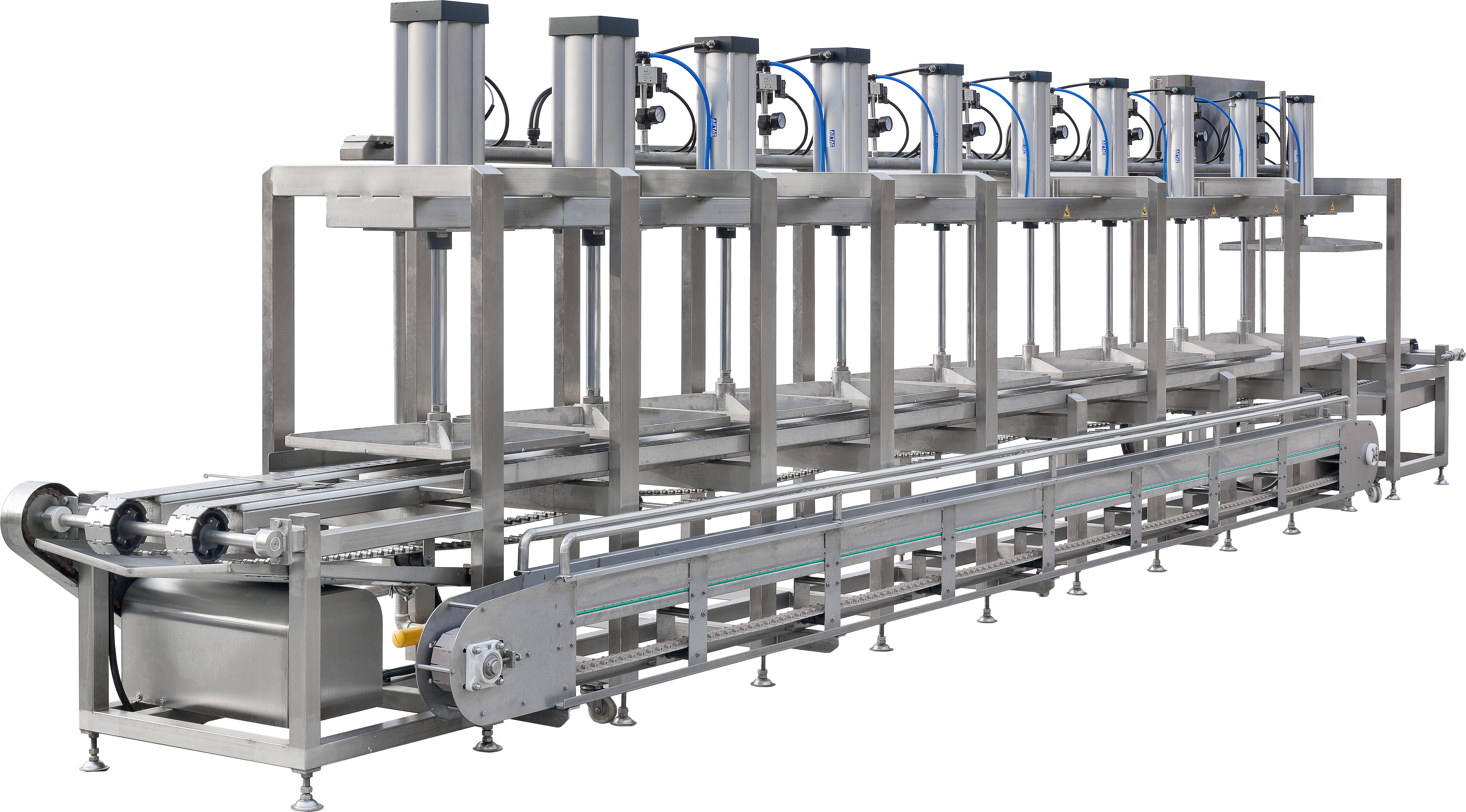 豆腐压台, 豆腐模堆叠, 豆腐制水压台